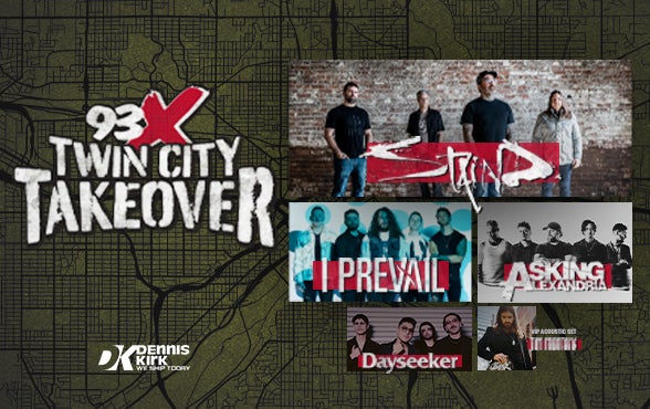 93X Twin City Takeover starring Staind | Grand Casino Arena