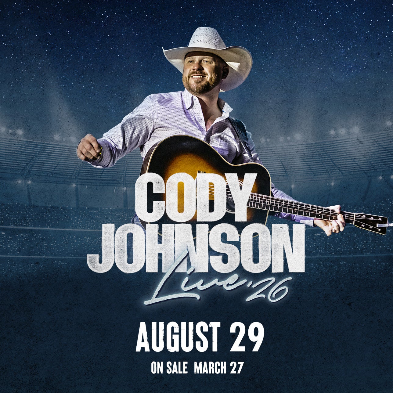 Cody Johnson August 29, 2026