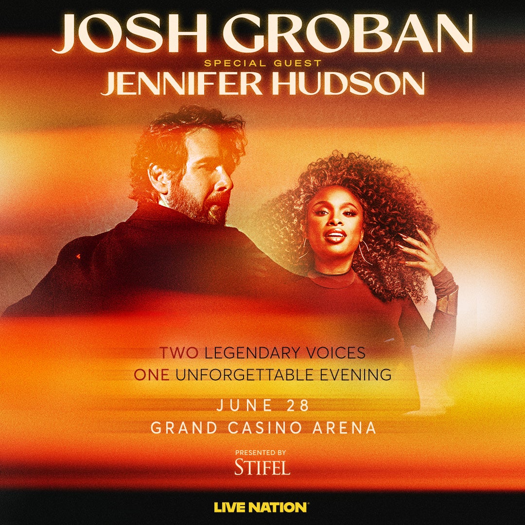 Josh Groban with special guest Jennifer Hudson June 28, 2026