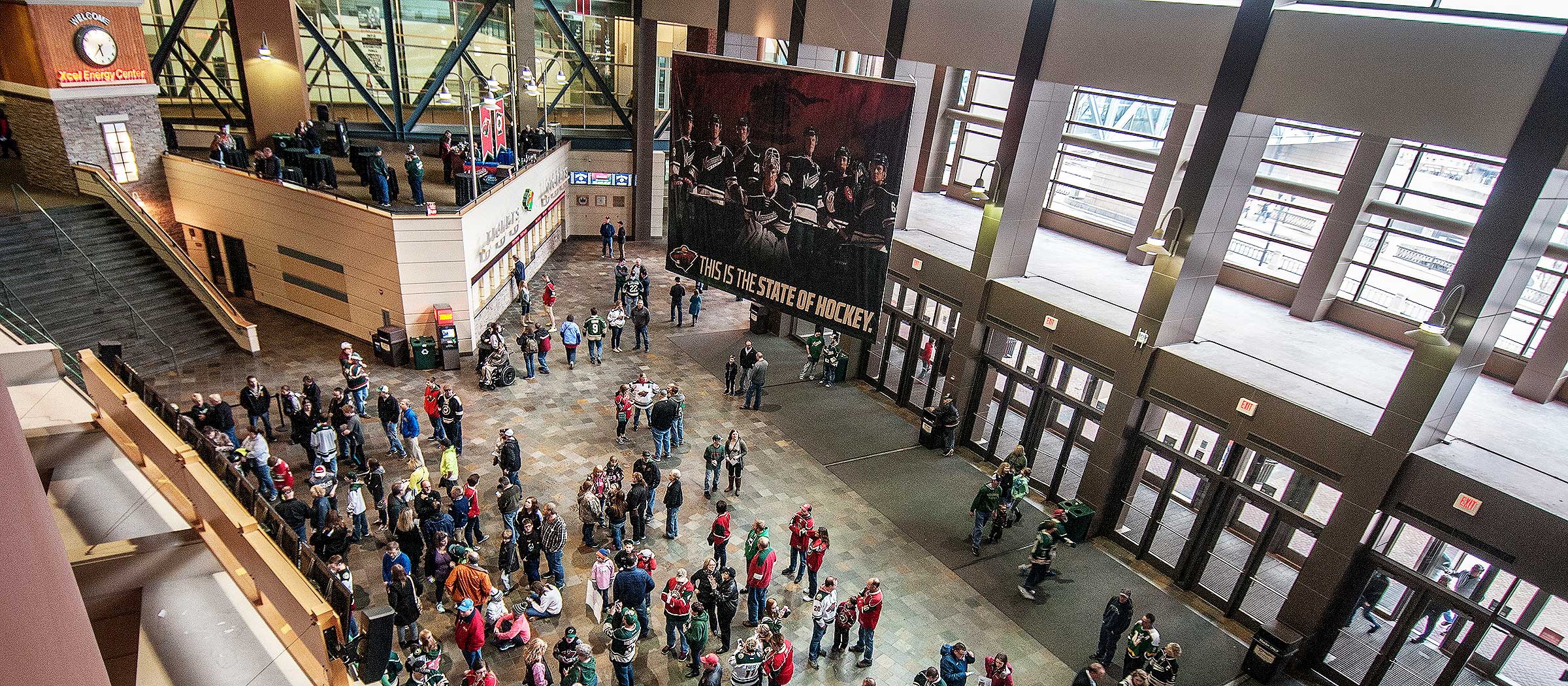 Xcel Energy Center Lobby